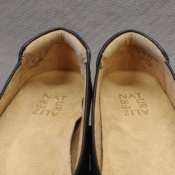 Naturalizer Fiona Leather Slip-on Flat Black-7 - Picture 8 of 11